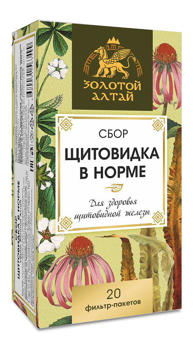 Сбор Золотой Алтай Щитовидка в норме 15 г x20