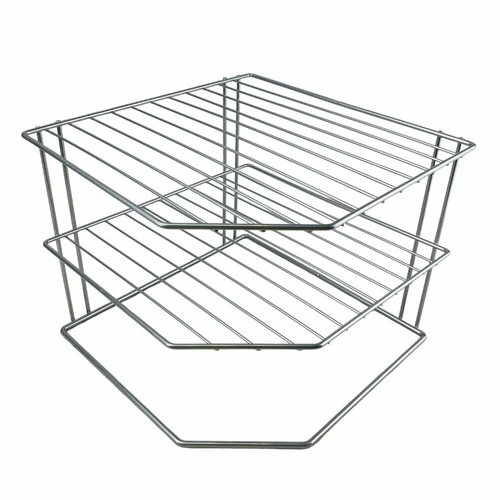 Полка 3-х ярусная для кухни (ПП хром) Metaform