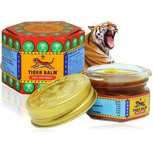 Tiger Balm Red Тайский массажный бальзам 