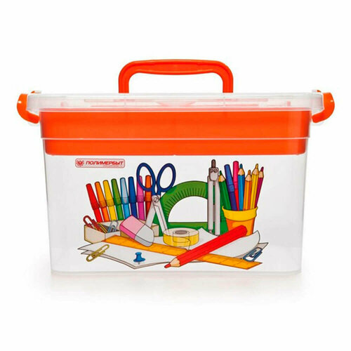 Контейнер для хранения 65л важные мелочи с вкладышами Полимербыт 4380902 858₽