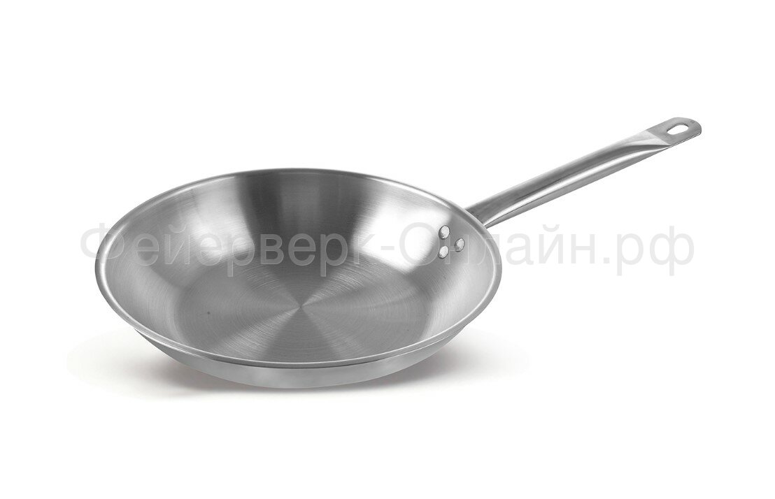 фото Сковорода Luxstahl из нержавеющей стали, 28 см