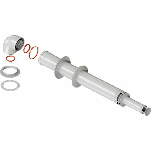 Комплект дымохода ROMMER ROMMER комплект дымохода стандарт 60 100 900 мм bosch buderus navien s c e baxi eco nova classic baltur fondital в комплекте фланец rommer rca 6010 240900