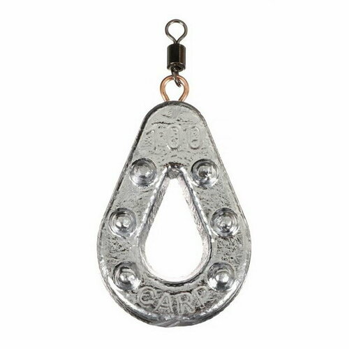 фото Груз капля карп ухо + вертлюг 100 г, 5 шт. yugana