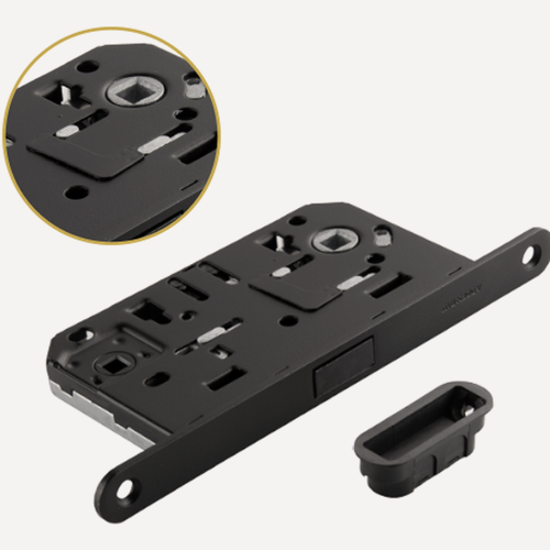 Изображение товара Замок межкомнатный магнитный Adden Bau WC-5096 MAG BLACK