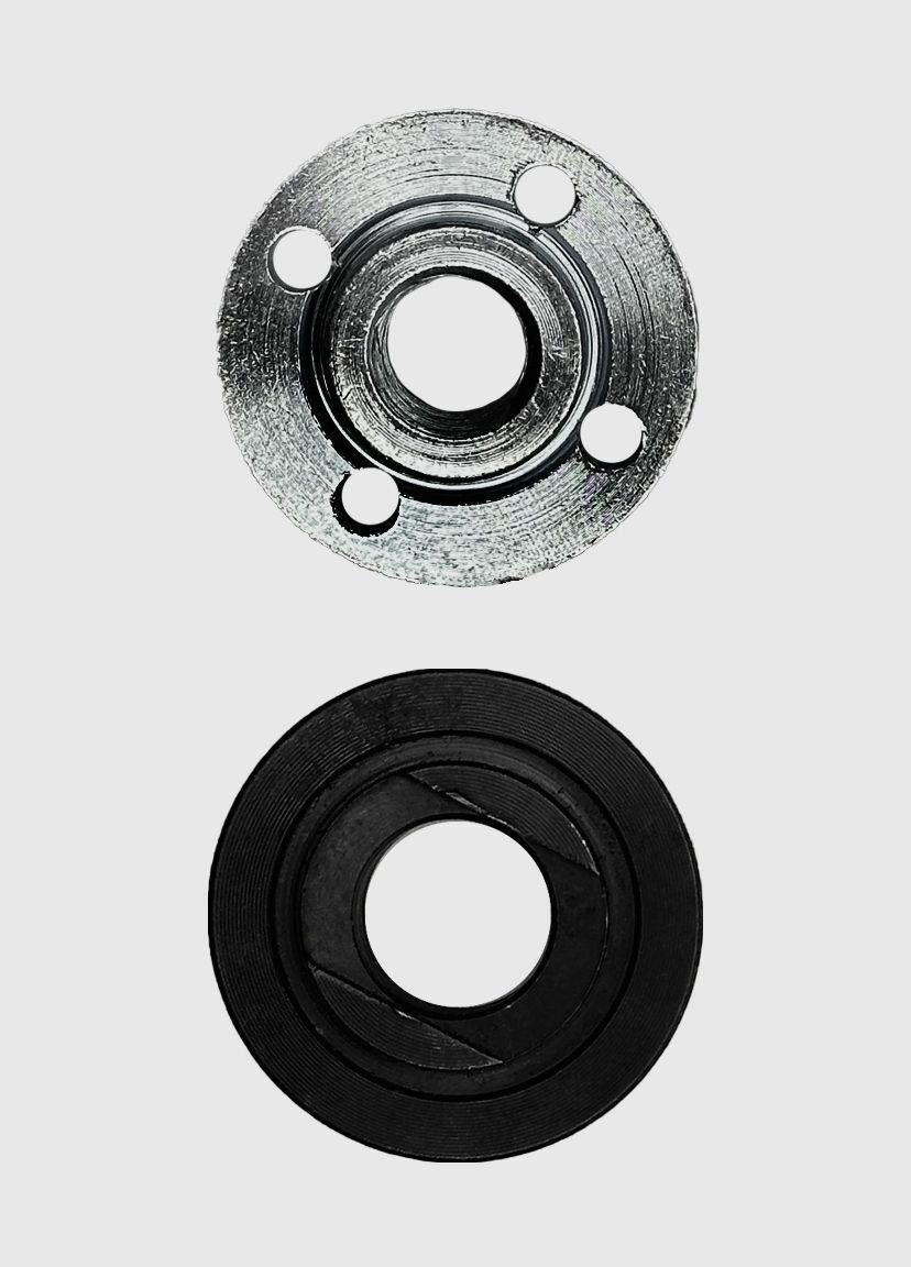 фото Комплект для УШМ (болгарки), гайка М14 с опорным фланцем