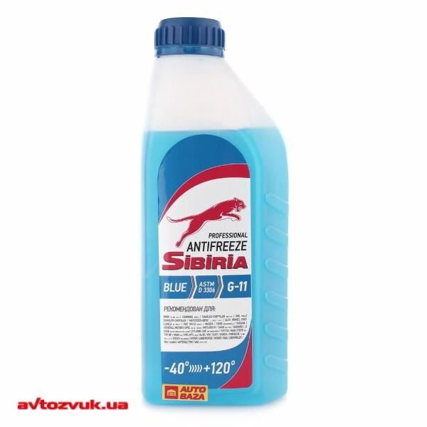 Антифриз Sibiria-40 G11 1Кг Синий Sibiria арт. 741585