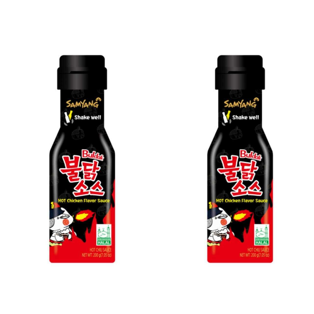 Острый соус со вкусом курицы Samyang Buldak Hot Chicken Flavor Sauce, 200 г, 2 шт