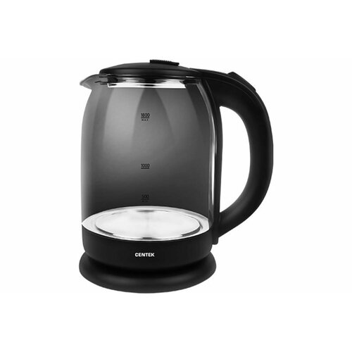 Чайник Centek CT-0010 стекло 18 л 1900 Вт LED индикатор защита от перегрева фильтр от накипи 615600₽