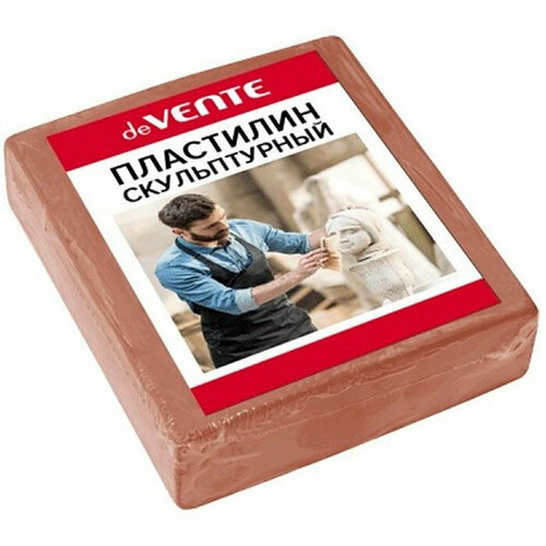 Пластилин скульптурный 500 грамм deVENTE терракотовый мягкий арт 8042906 195₽