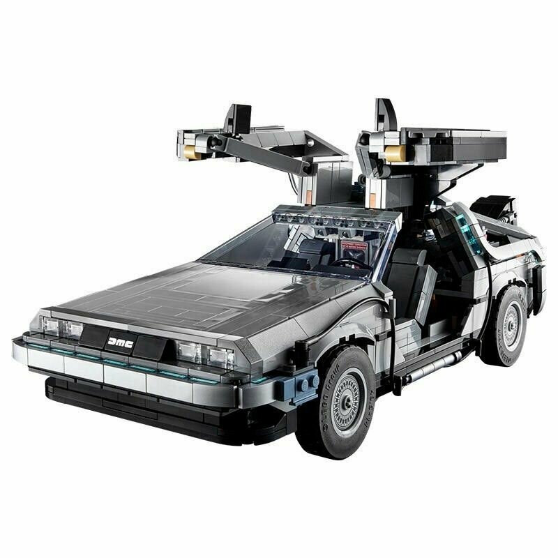 Конструктор Назад в будущее: Машина времени, Back to the Future, DeLorean 10300, 1872 детали, 2 минифигурки, 99998