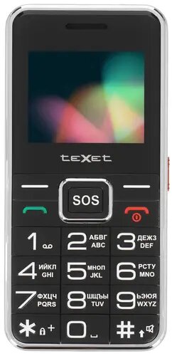 Сотовый телефон TeXet , красный - фото №16
