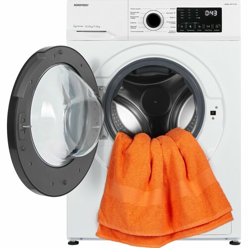 Стиральная машина c сушкой NORDFROST i-WQ4 10712 W инверторная 105 кг загрузка 1200 обмин цвет белый 65500₽