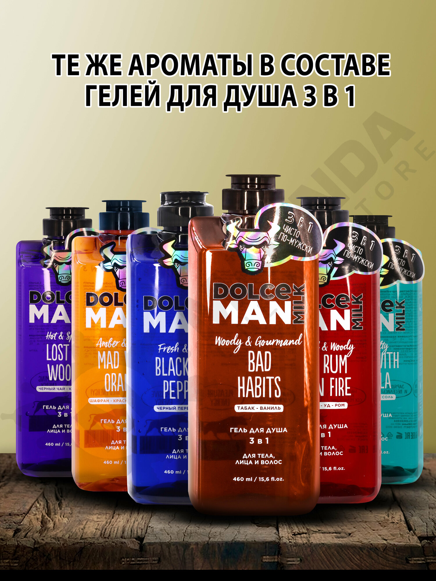 DOLCE MILK Дезодорант-антиперспирант шариковый Дикий лес 50 мл MAN