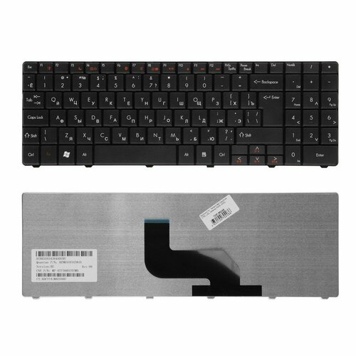 Клавиатура Packard Bell LJ61 LJ63 LJ65 LJ67 LJ71 LJ73 LJ75 TJ61 TJ65 TJ67 черная клавиатура для packard bell easynote lj65 ноутбука