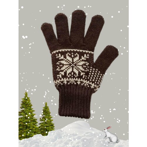 фото Перчатки энджилин, размер 18, коричневый