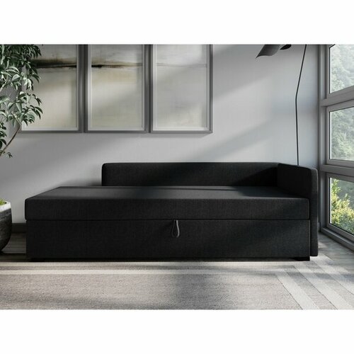 Диван-кровать Arsko Велес Угол правый рогожка графитовая