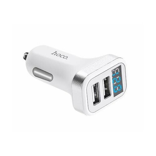 Автомобильное зарядное устройство HOCO Z3, 2xUSB, 3.1A, белый