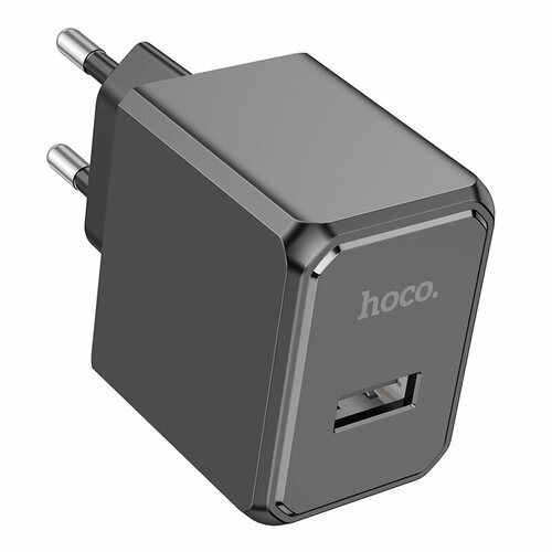 СЗУ, 1 USB 2.1A (CS11A), HOCO, черный пульт дистанционного управления для водяного клапана 2 4 ггц wi fi штепсельная вилка стандарта ес австралии сша ес