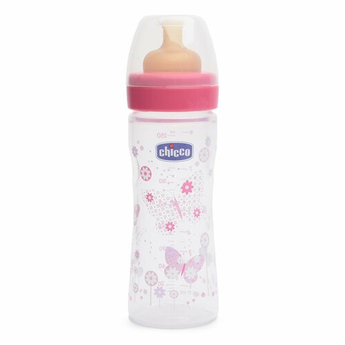 CHICCO Бутылочка Chicco Well-Being Girl 2мес. РР, 250мл.