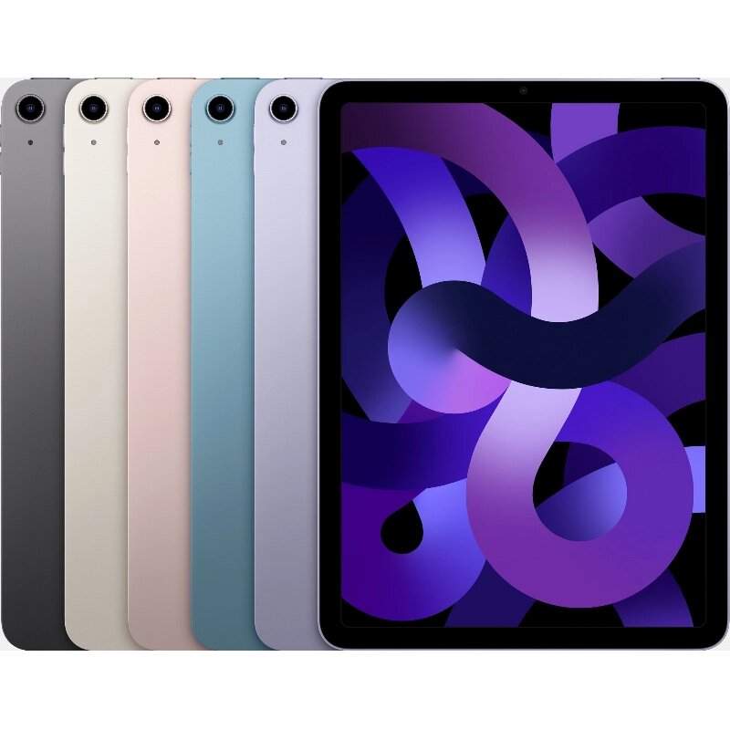 Планшет 10.9" Apple iPad Air 2022 A2588 64ГБ фиолетовый (mme23b/a) - фото №4