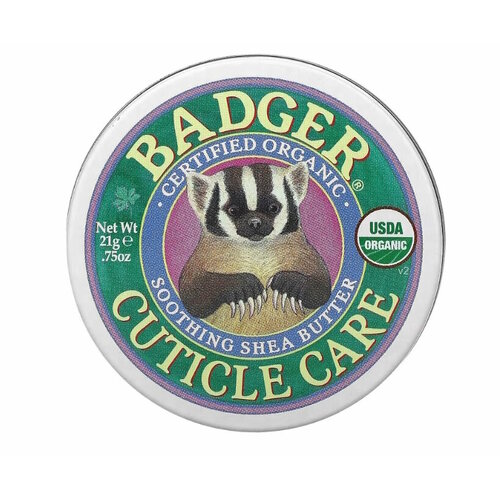 Badger Company, Органическое средство со смягчающим маслом ши для ухода за кутикулой, 21 г payot herbier beneficial and certified organic care ritual