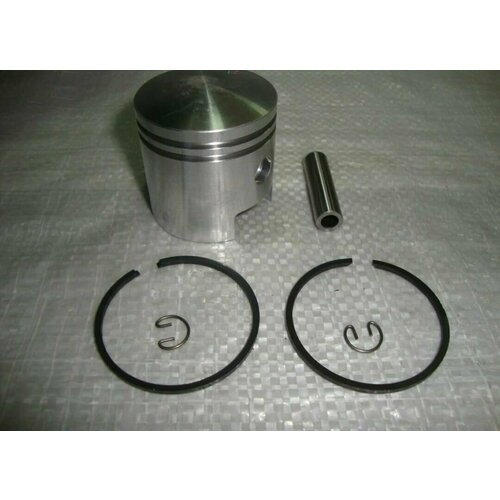 Поршень веломотор F60 в сборе (с поршневыми и стопорными кольцами, палец)