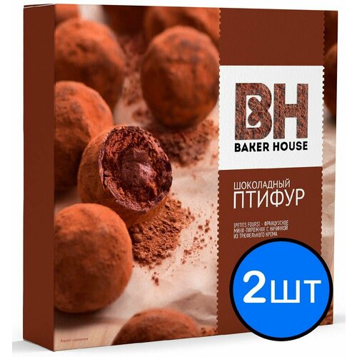 Шоколадный Птифур с трюфельным кремом "Baker House", 225г х 2шт