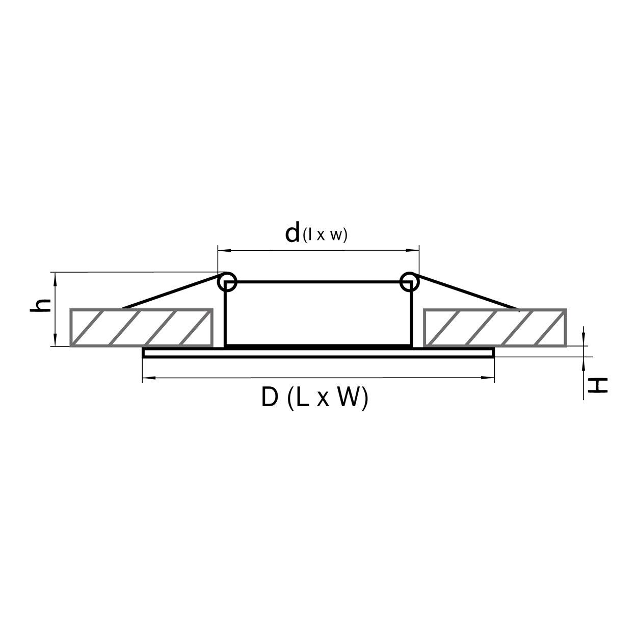 Светильник точечный встраиваемый Banale Weng 011007