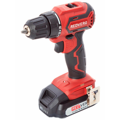 Шуруповерт аккумуляторный бесщеточный REDVERG RD-S18MBLU 1085300₽