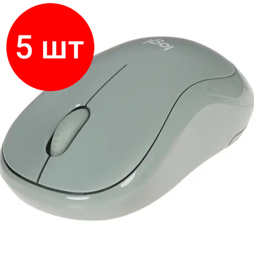 Комплект 5 штук Мышь компьютерная Logitech WRL M221 GREEN 910-006112 1518900₽