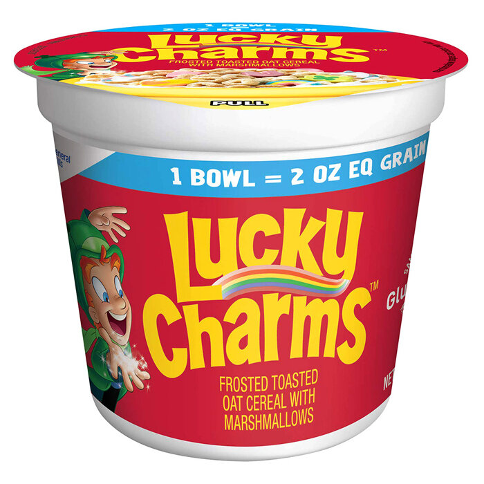 Сухой завтрак Lucky Charms с маршмеллоу в стакане (США), 48 г - фотография № 1