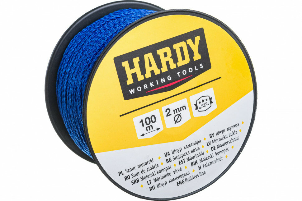 Шнур каменщика HARDY 2мм х 100м 0720-361020