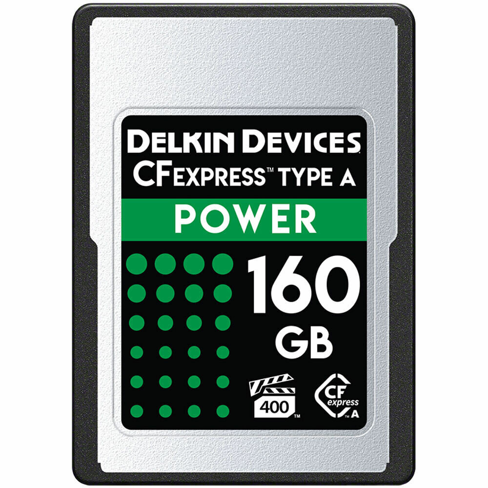 Карта памяти Delkin Devices Power CFexpress Type A 160GB, R/W 880/790 МБ/с