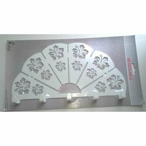 Вешалка Веер белый металл 1388₽