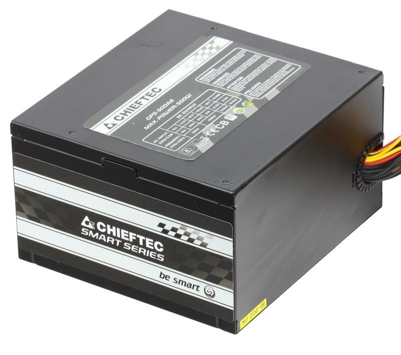 Блок питания Chieftec GPS-500A8 500W черный - фото №4