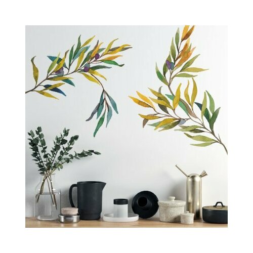 Наклейка интерьерная на стену «Осенние маслины»