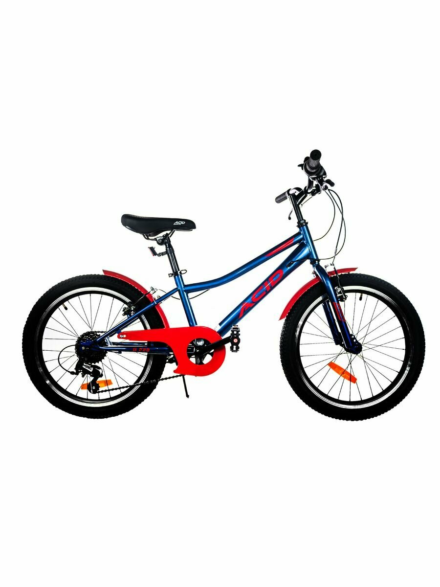фото Велосипед детский подростковый ACID G 220 20" рама 11" 2024 года темно-синий красный