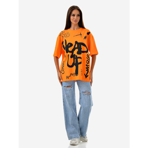 Футболка Setay, размер 44/50, оранжевый футболка setay размер 44 52 бежевый