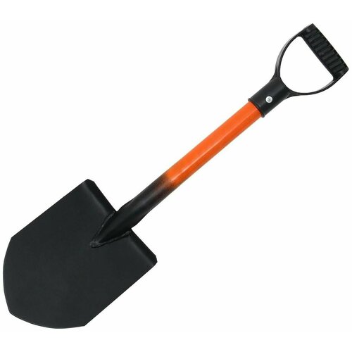Лопата автомобильная L 61 см стальной черенок с пластиковой V-ручкой микс 1145₽
