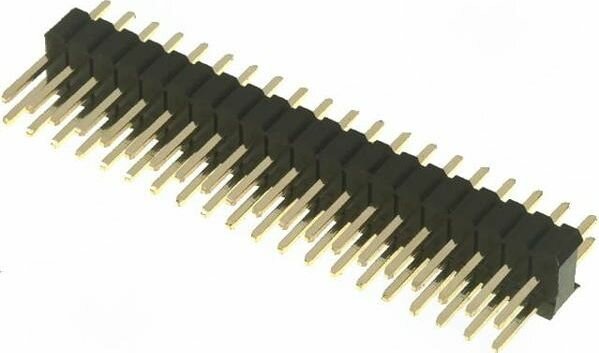 Разъем CONNFLY DS1031-06-2*20P8BV-4-1 Штыревой IDC "папа" PIN 40 прямой 1,27мм THT 2x20 позолота 1шт