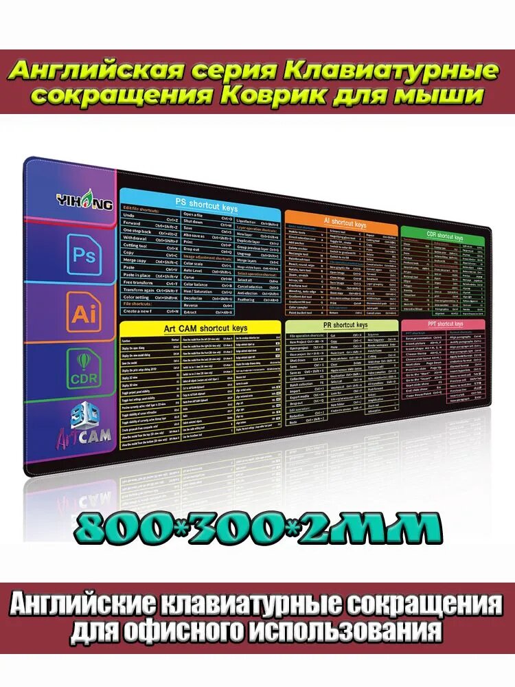 Коврик для мышки, XL, оливковый