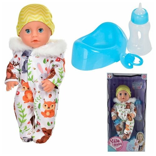 китайская игрушка1 пупс yale baby 1856dyl 30 см с аксесс в кор Пупс Yale Baby 1915DYL с аксесс. в кор.