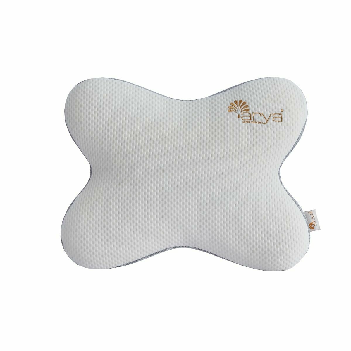 Подушка для сна с эффектом памяти для сна Arya Memory Foam в форме Бабочки 55X45X10 Papillon Белый - фотография № 8