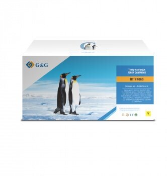 Картридж G&G лазерный желтый (1000стр.) для Samsung CLP-360/365/CLX-3300/3305 - фото №5
