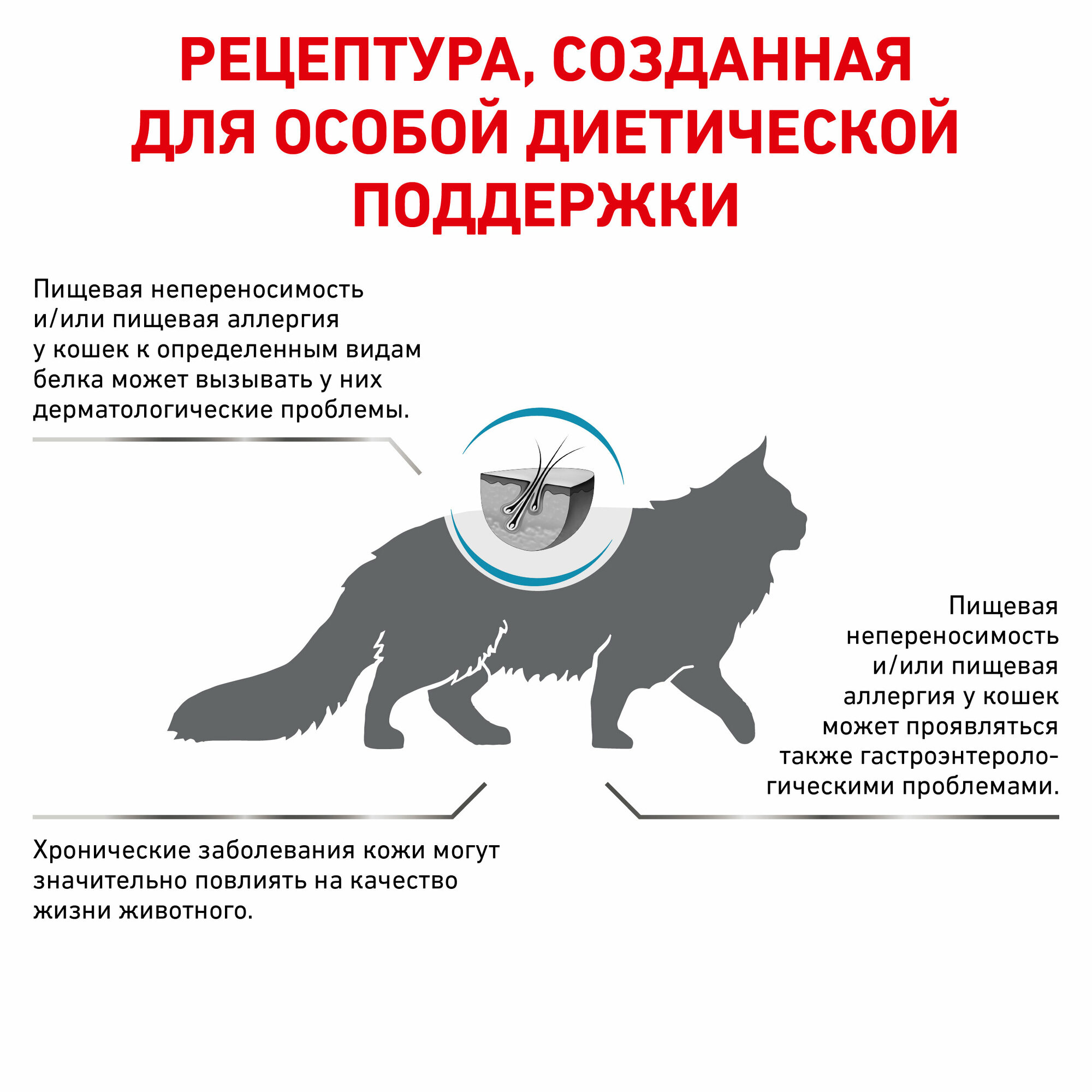 Сухой корм Royal Canin VD Anallergenic для взрослых кошек при пищевой аллергии или непереносимости, 2 кг - фото №5