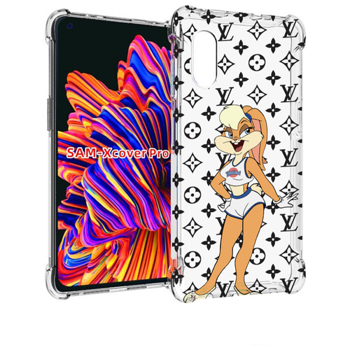 Чехол MyPads красивый-принт-на-чехол женский для Samsung Galaxy Xcover Pro 1 задняя-панель-накладка-бампер