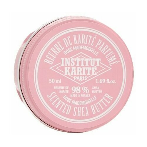 INSTITUT KARITE PARIS Парфюмированное масло ши Beurre De Karite Parfume Rose Mademoiselle (50 мл)