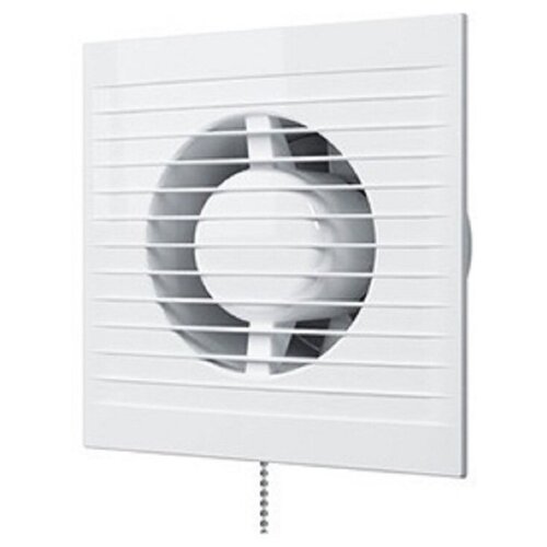 Вентилятор Th-Е с тяговым выключателем 100 Е 100-02 Малошумный для кухни вентилятор в санузел 1907₽