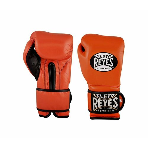 Боксерские перчатки Cleto Reyes E600 Orange 14oz