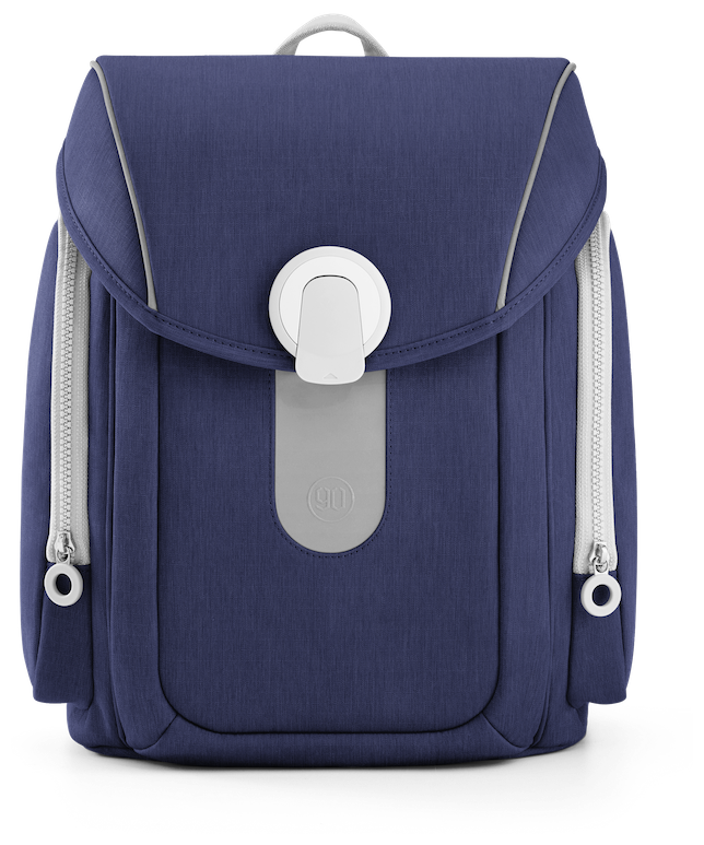 Рюкзак (школьная сумка) NINETYGO smart school bag персиковый - фото №1